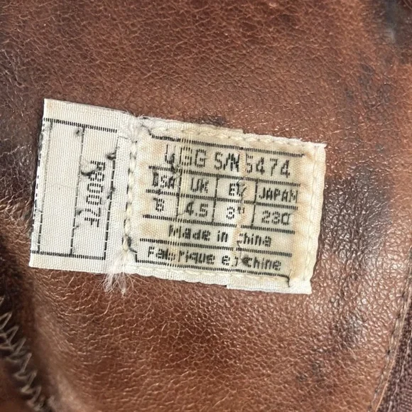 🔥🔥🔥🔥🔥UGG suede /leather high heels women’s boots🔥🔥🔥🔥 - Picture 5 of 8